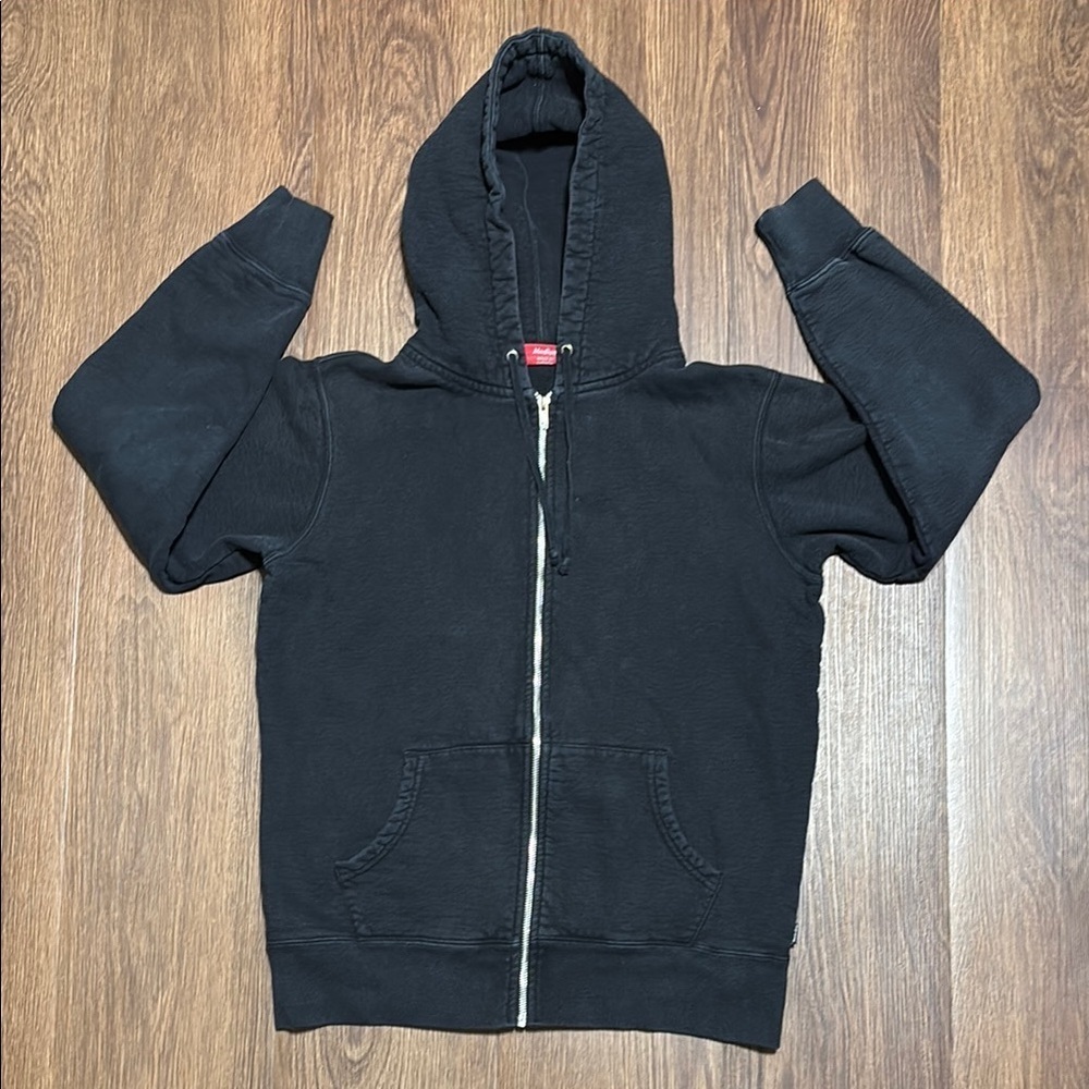 Supreme Butterfly Graphic Full Zip Hoodie Black Size Medium Made in Canada - Picture 9 of 11